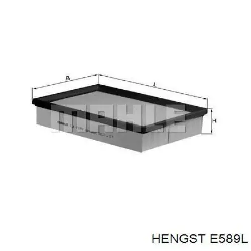 E589L Hengst filtro de aire