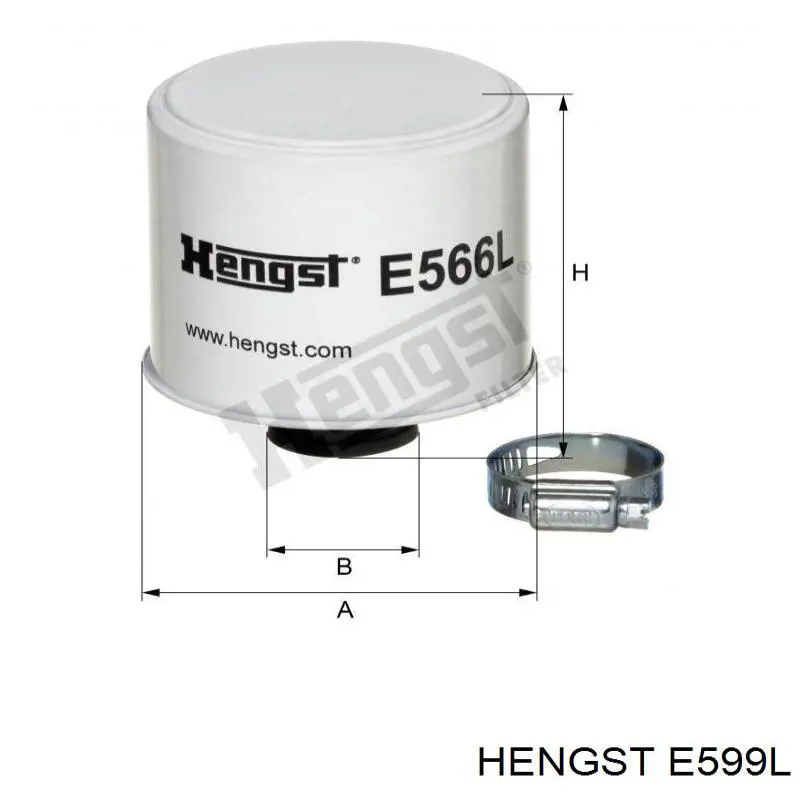 E599L Hengst filtro de aire