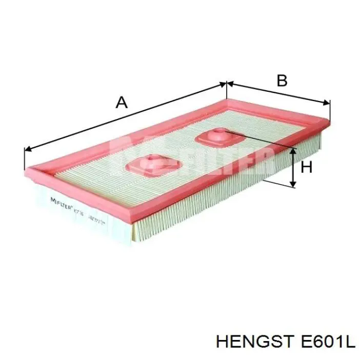 E601L Hengst filtro de aire