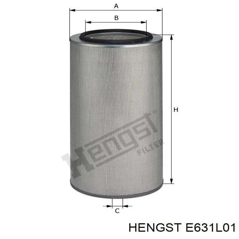 Filtro de aire E631L01 Hengst