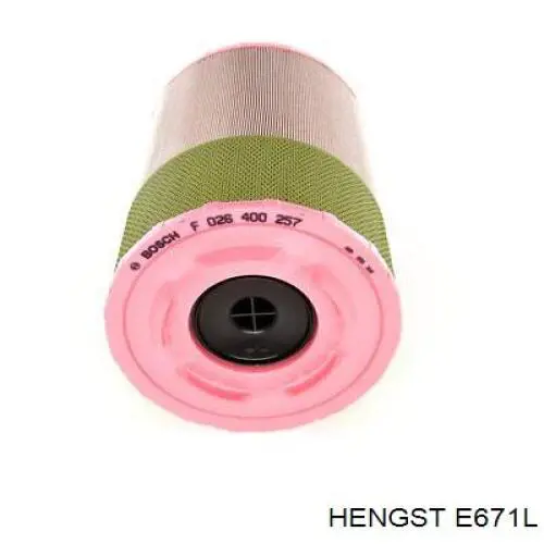 E671L Hengst filtro de aire