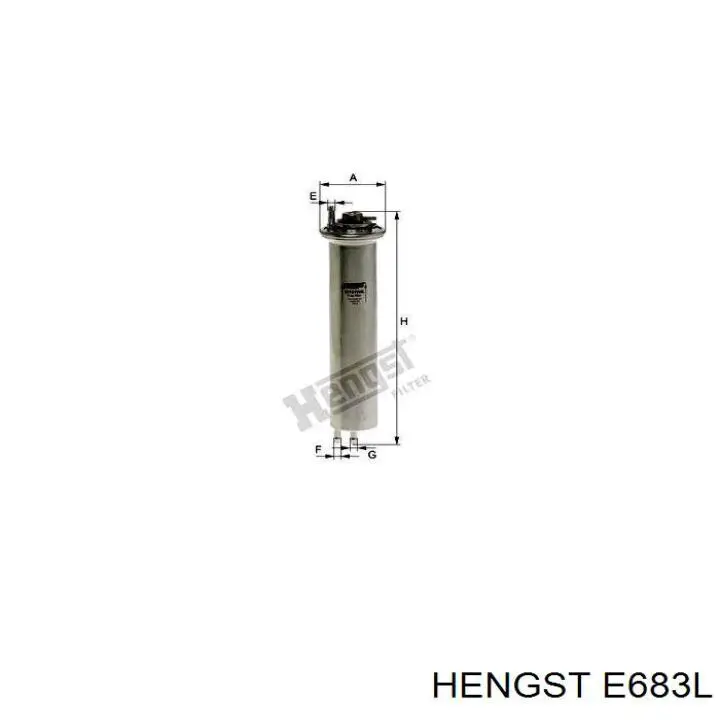 E683L Hengst filtro de aire