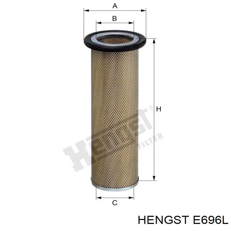 Filtro aire Hengst E696L