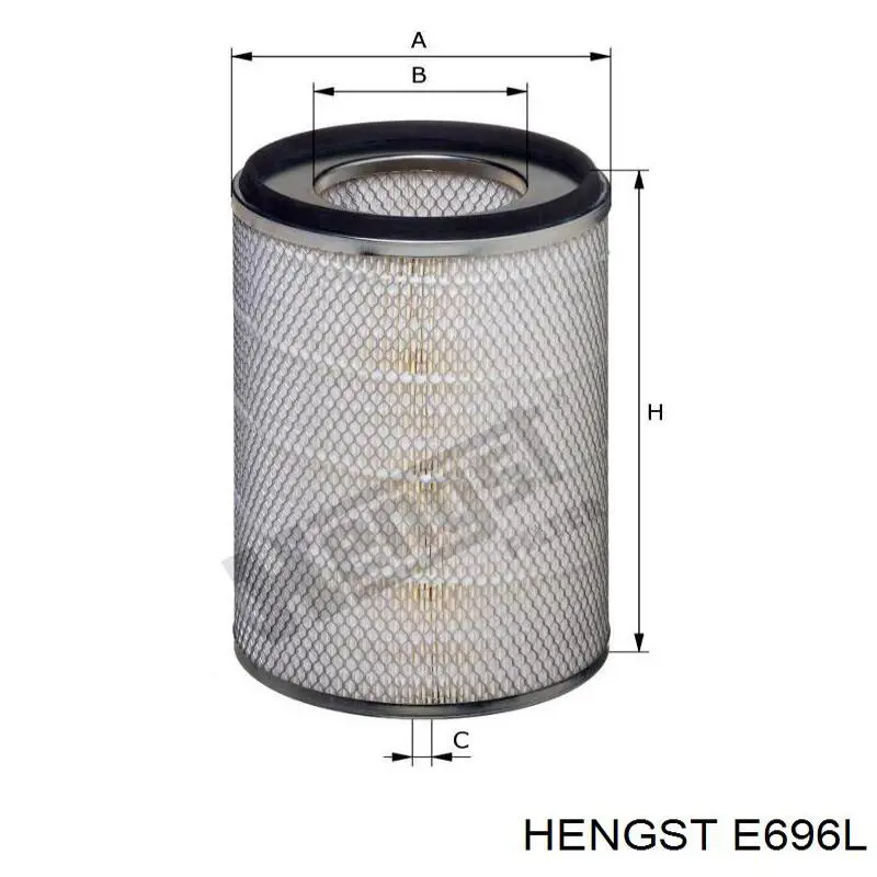 E696L Hengst filtro de aire