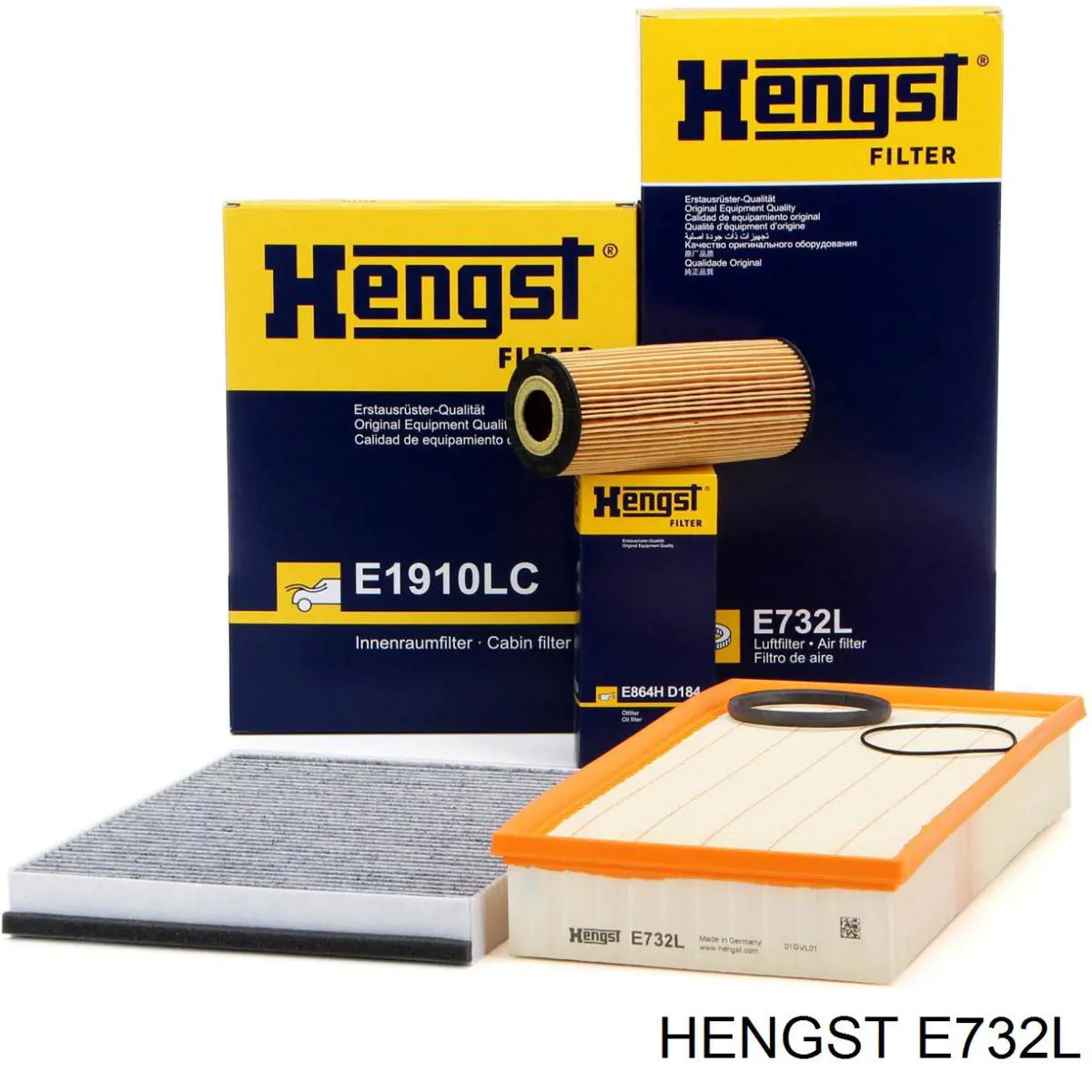 E732L Hengst Filtro de aire de motor