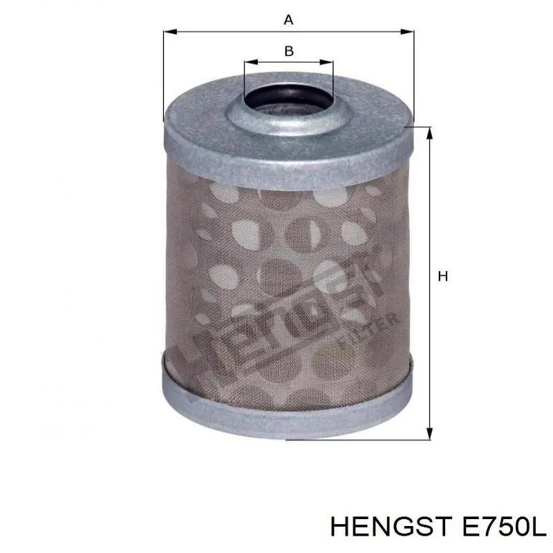 Filtro de aire E750L Hengst
