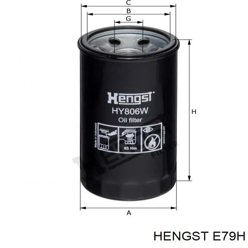 Filtro del sistema hidráulico Donaldson P764554