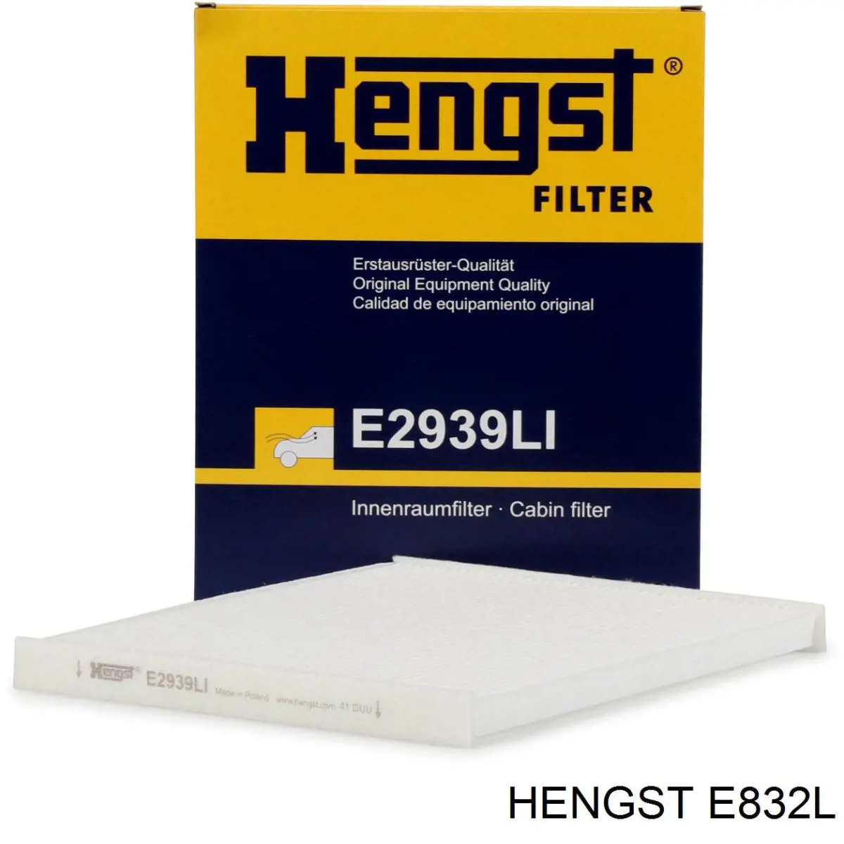 Comprar E832L Hengst Filtro de aire