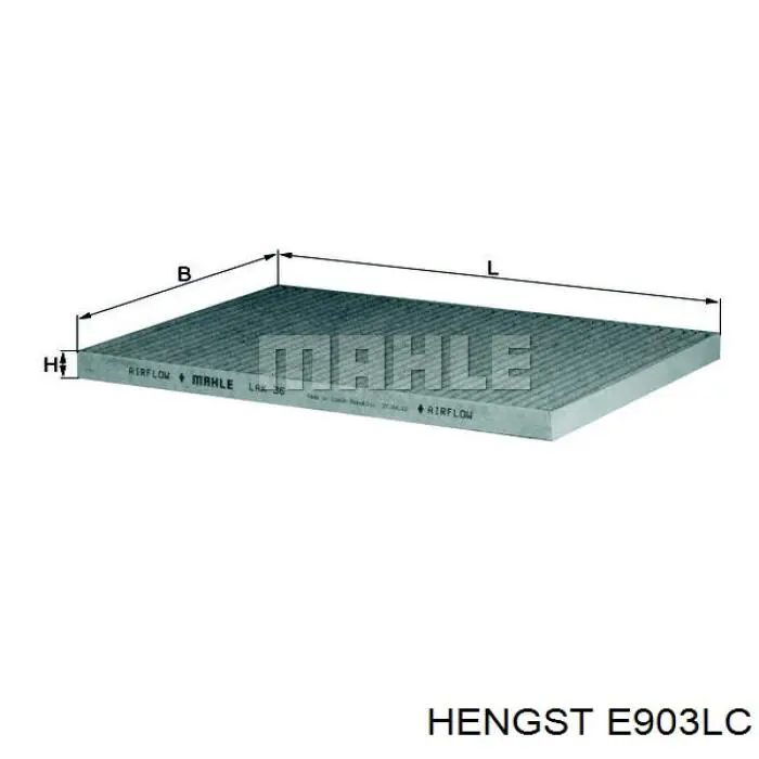 E903LC Hengst filtro habitáculo