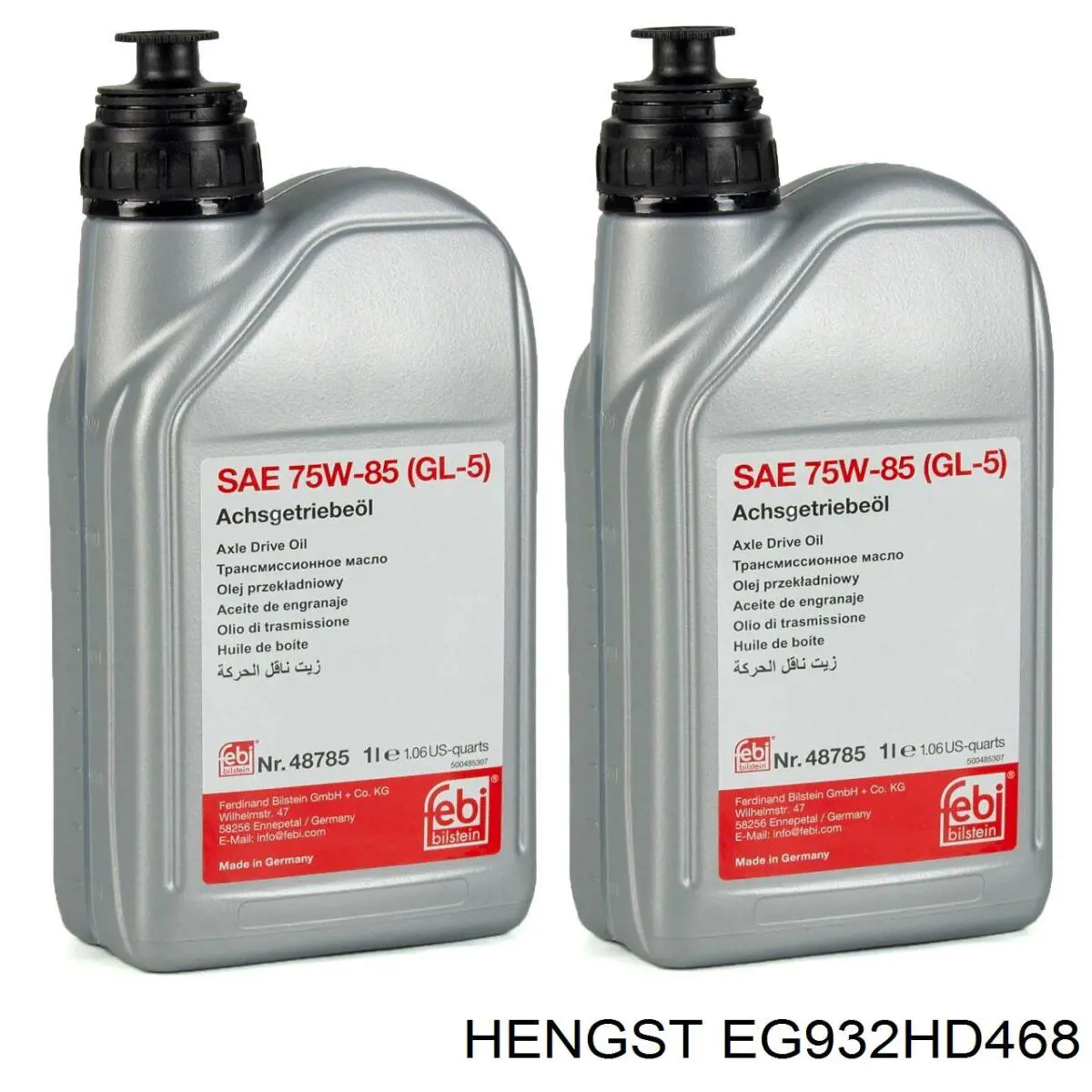 Filtro de transmisión automática EG932HD468 Hengst
