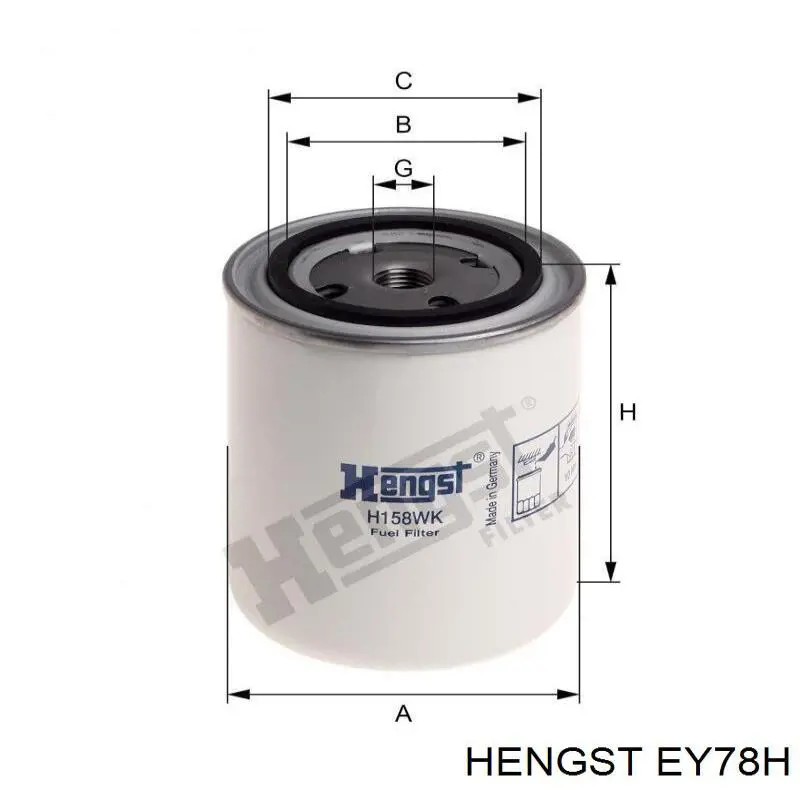 Filtro del sistema hidráulico 11342118 Liebherr