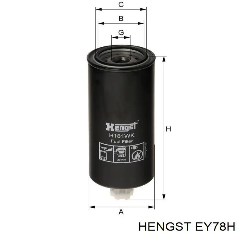 11342118 Liebherr Filtro del sistema hidráulico