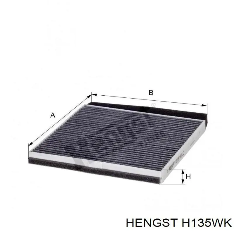 H135WK Hengst filtro combustible