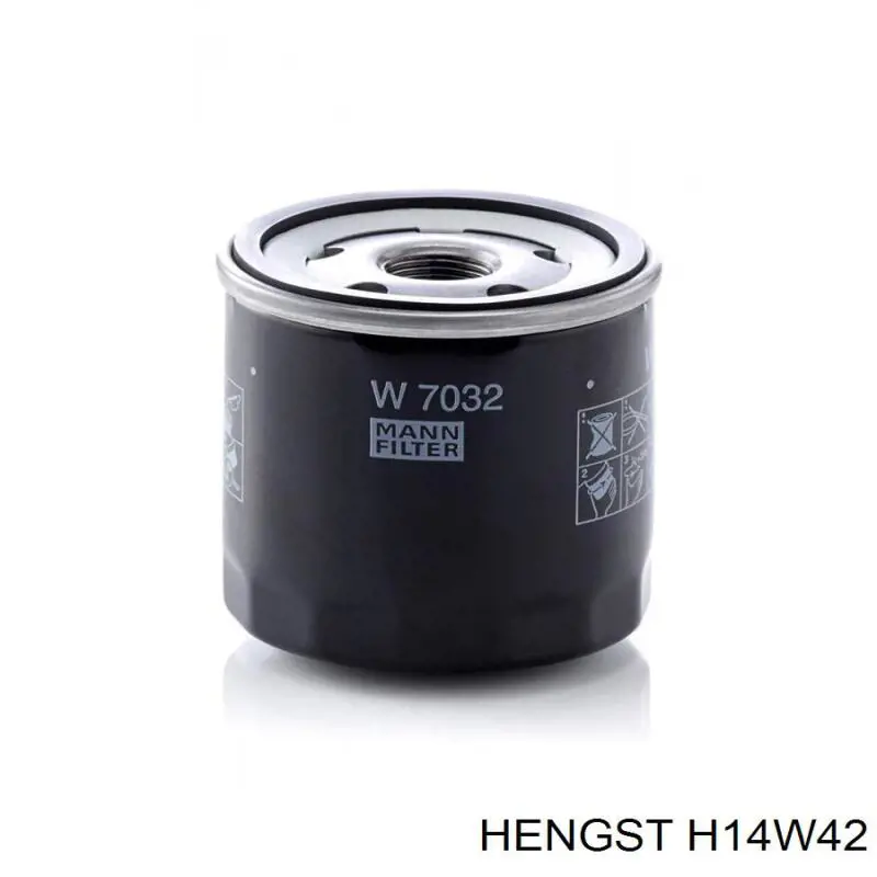 Filtro de aceite Hengst H14W42 precio, desde 8,70 EUR