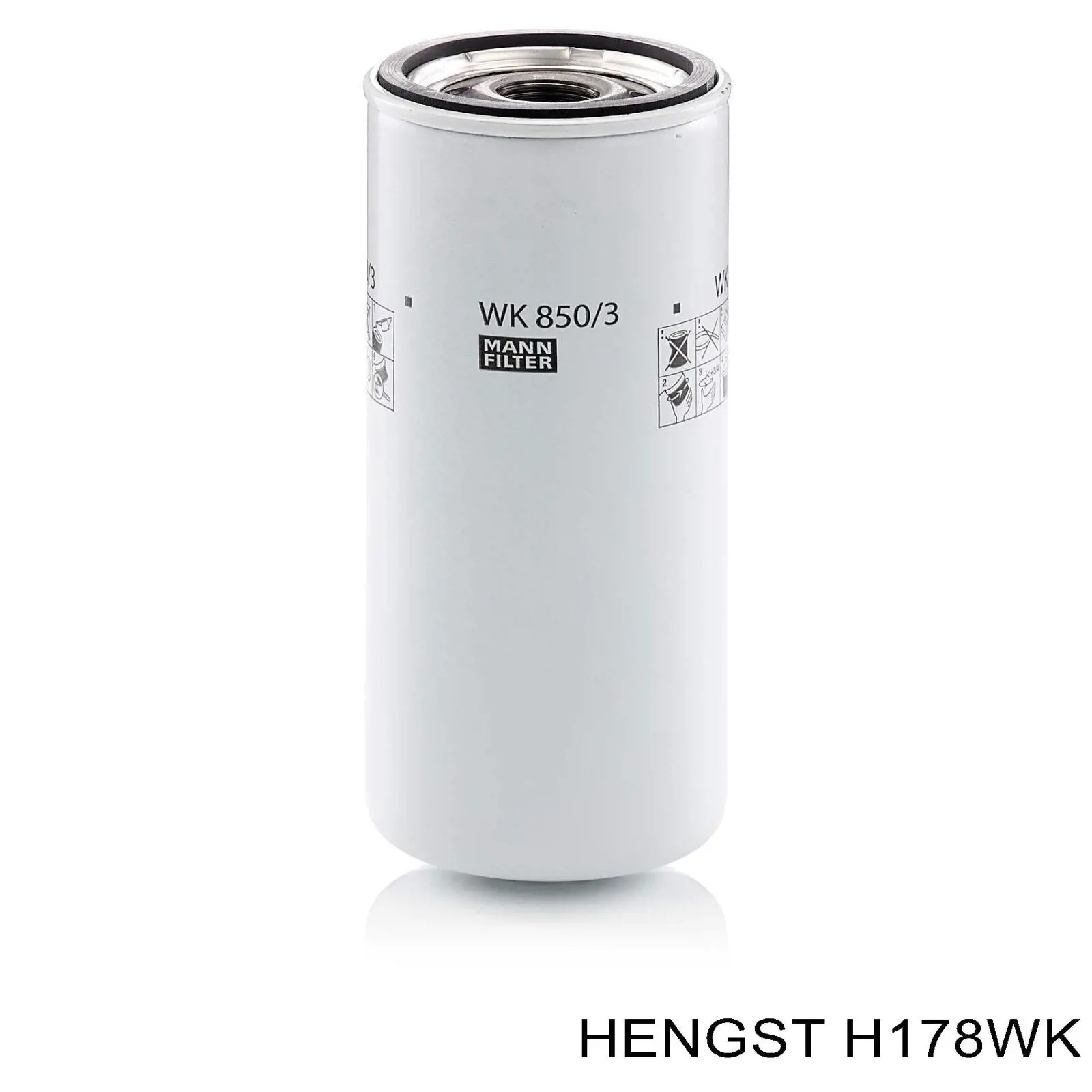 H178WK Hengst filtro de combustible