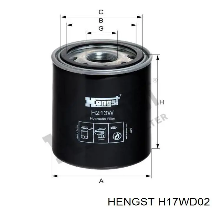 001505914 Lamborghini Filtro hidráulico