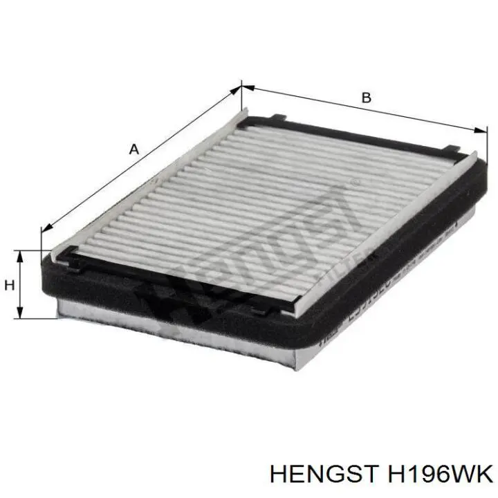 Filtro de gasoil Hengst H196WK