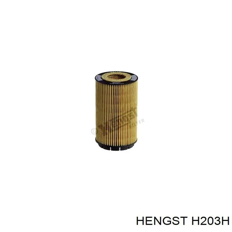 Tapa del filtro de aceite H203H Hengst