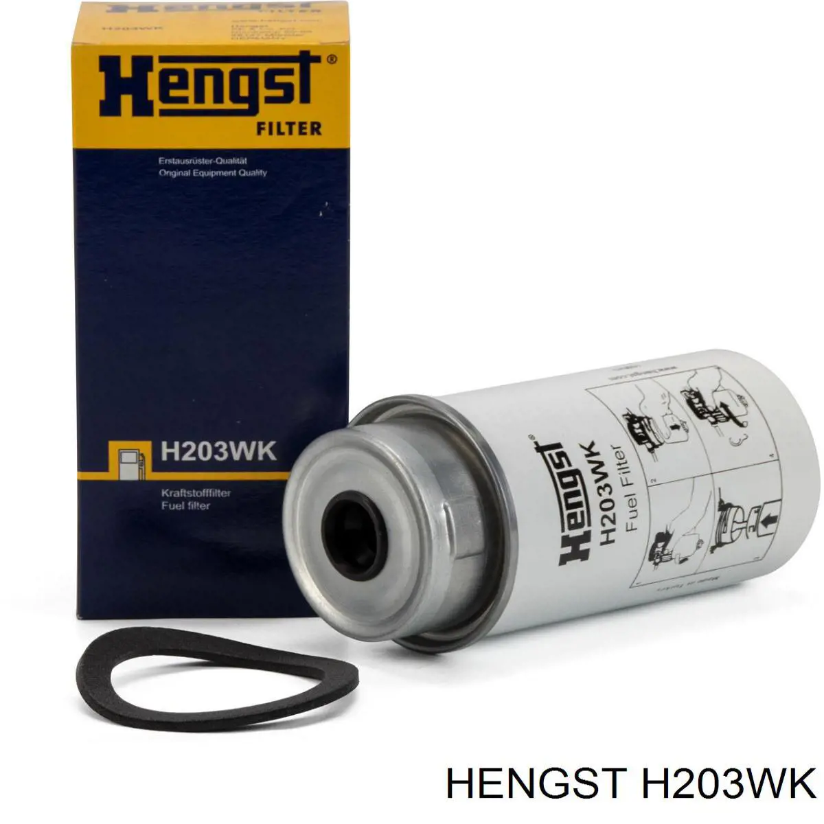 H203WK Hengst filtro de combustible