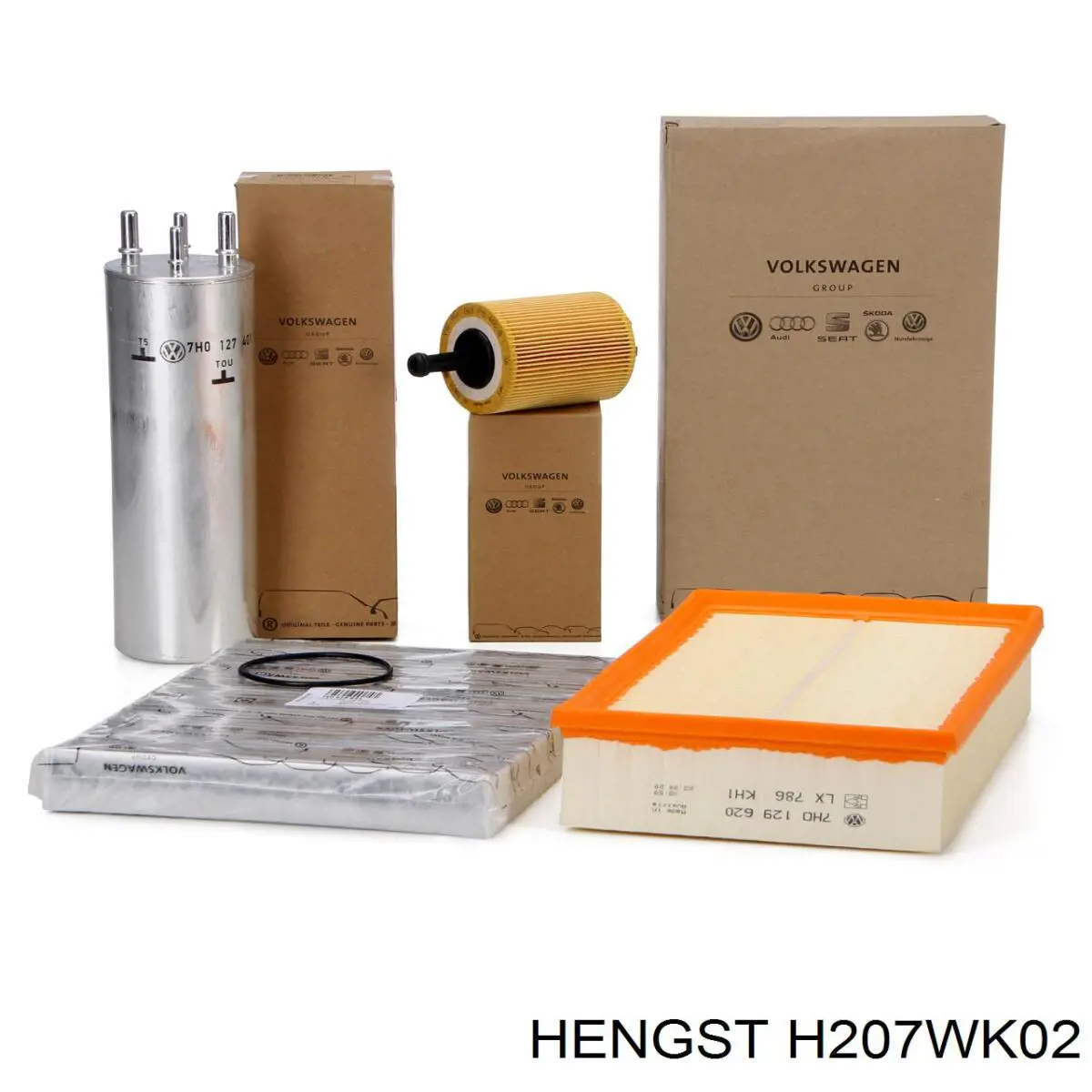Filtro de combustible H207WK02 Hengst