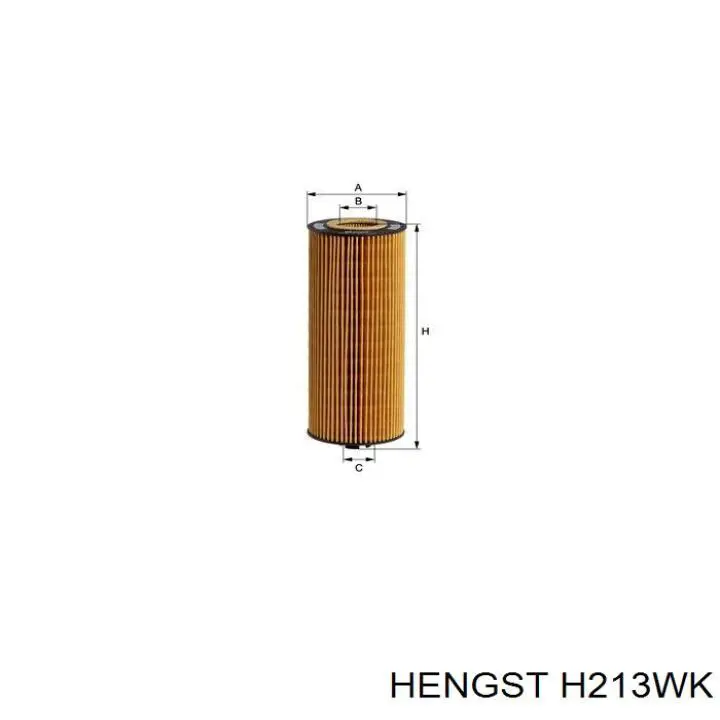 H213WK Hengst filtro combustible