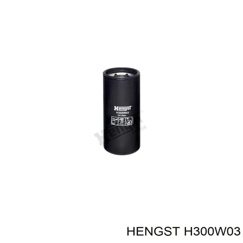 H300W03 Hengst filtro de aceite