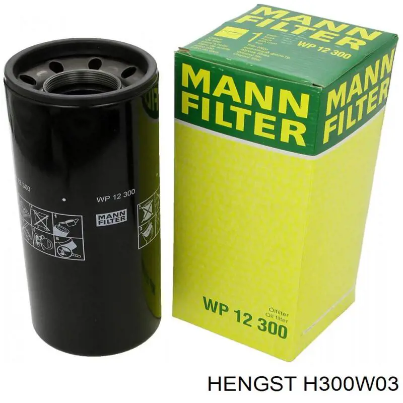 Filtro de aceite H300W03 Hengst