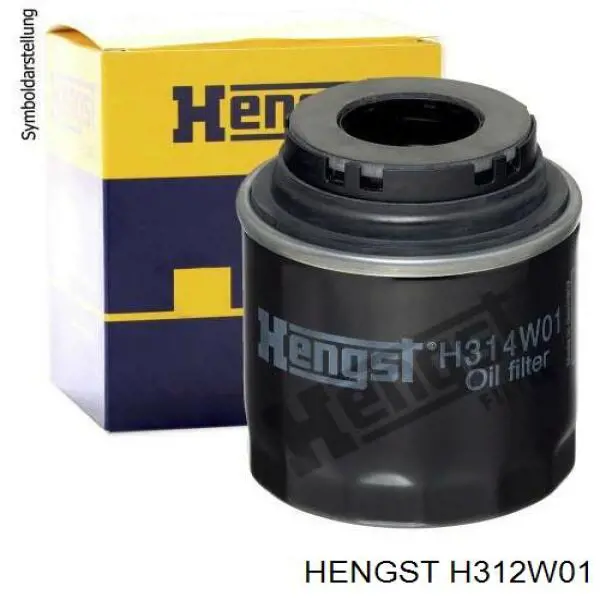 Filtro de aceite Hengst H312W01 precio, desde 8,65 EUR