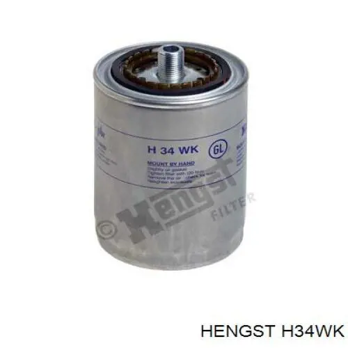 H34WK Hengst filtro combustible