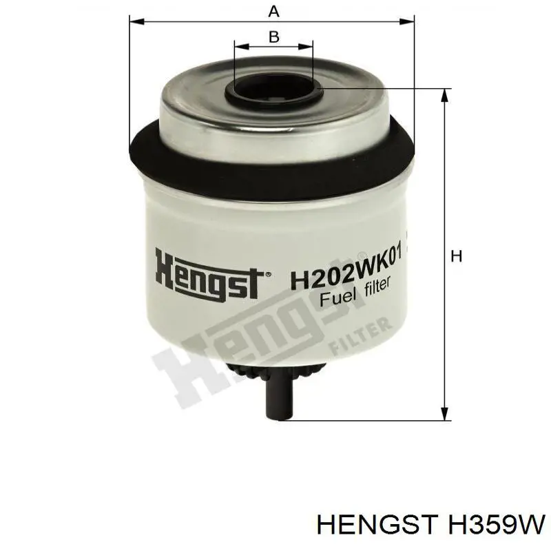 Filtro de aceite motor Hengst H359W