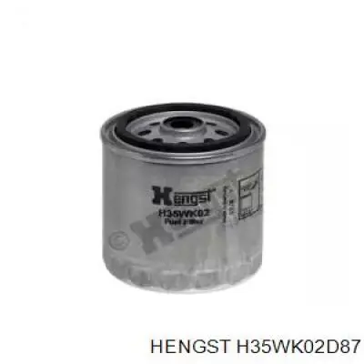 Filtro de combustible H35WK02D87 Hengst