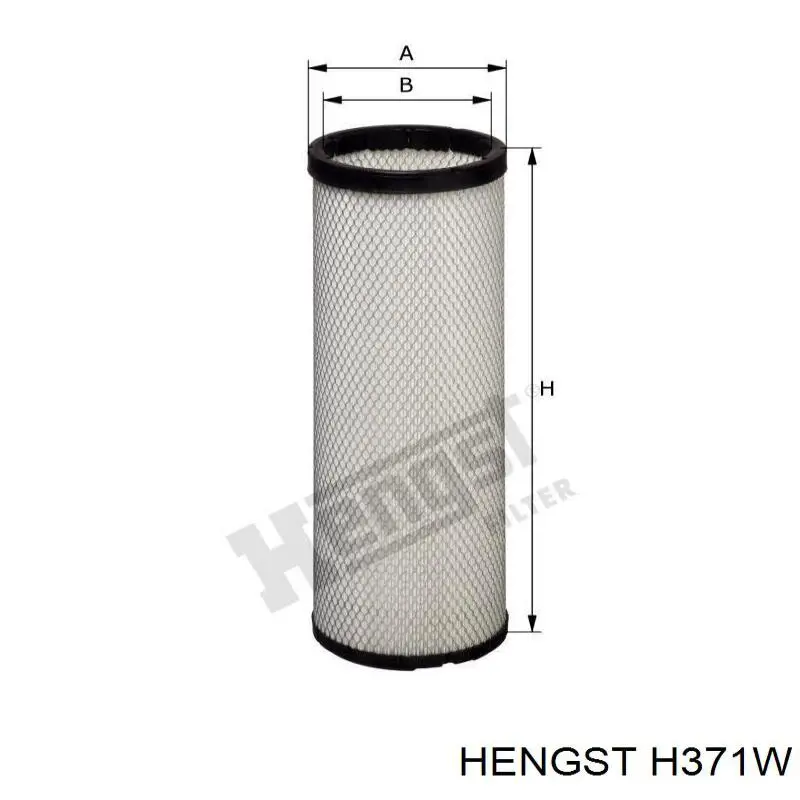 H371W Hengst filtro de aceite