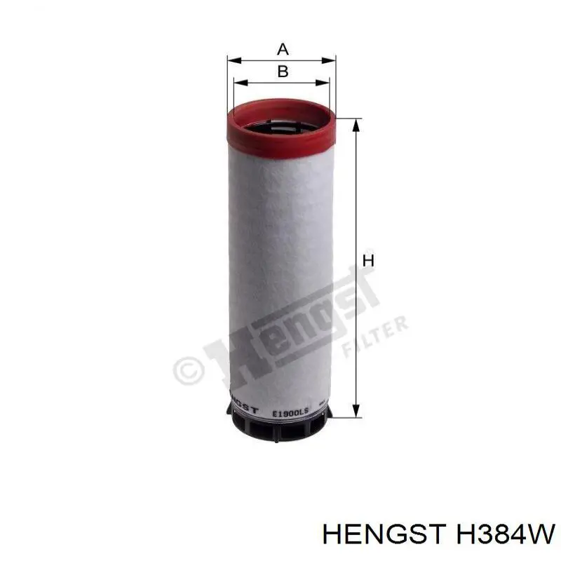 Filtro de aceite H384W Hengst