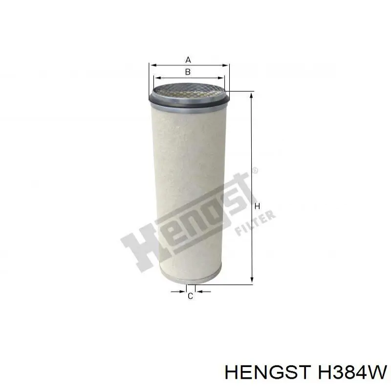 Filtro de aceite motor Hengst H384W