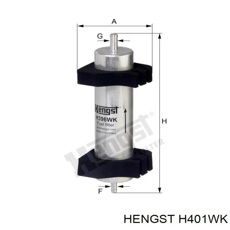 H401WK Hengst filtro combustible