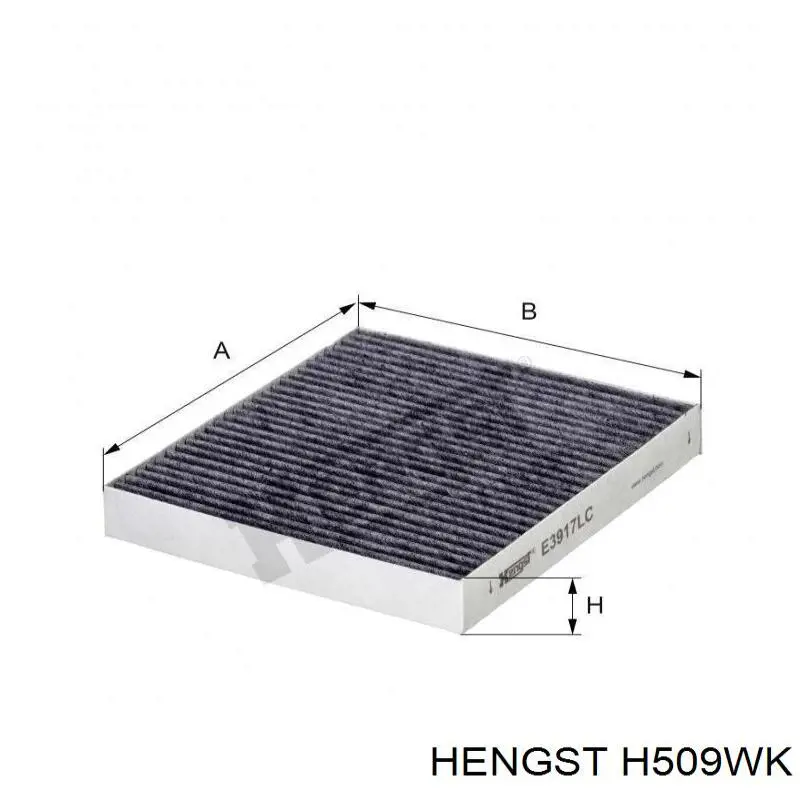 Filtro de combustible H509WK Hengst