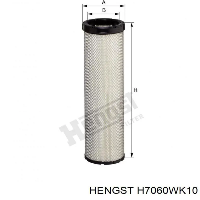 H7060WK10 Hengst filtro de combustible