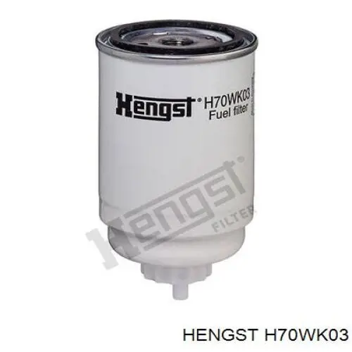 H70WK03 Hengst filtro de combustible