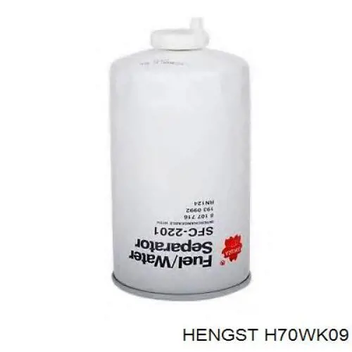 Filtro de combustible H70WK09 Hengst