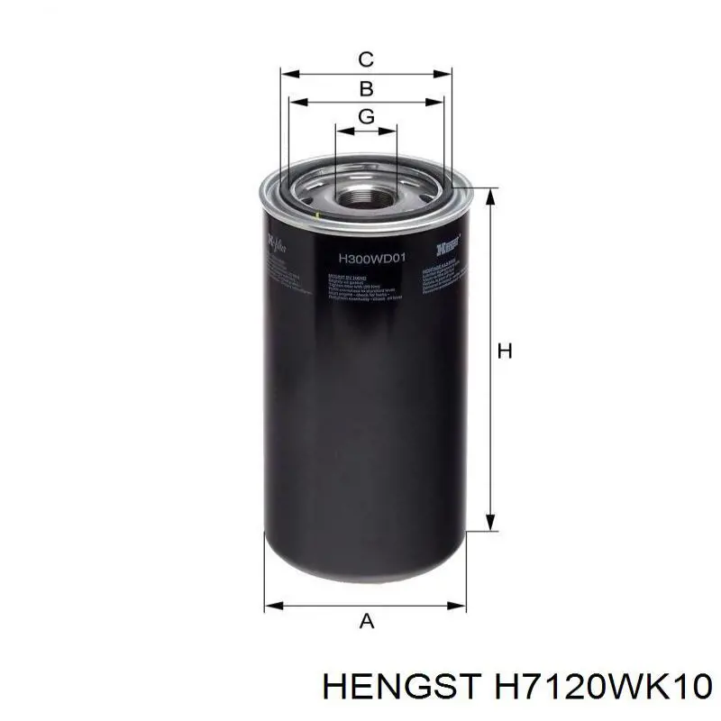 Filtro de combustible 2113831 Deutz