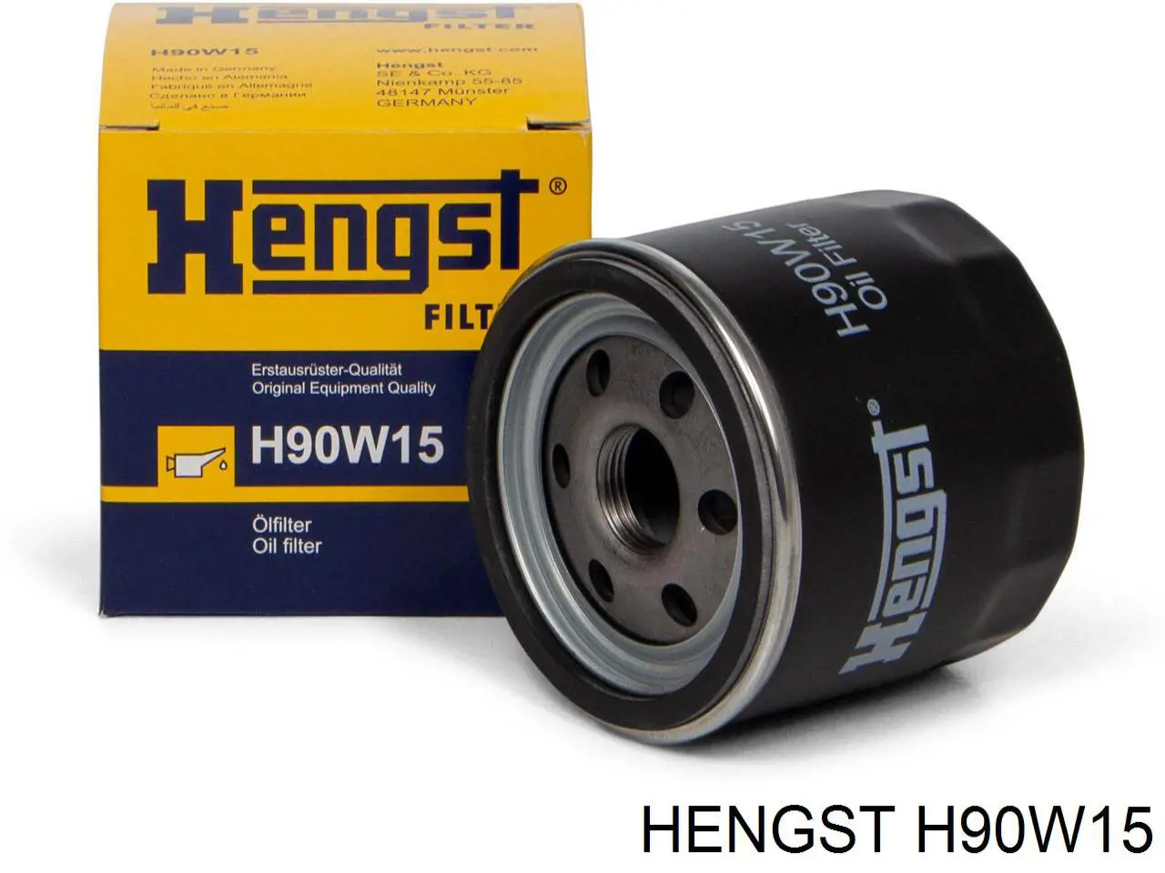 H90W15 Hengst filtro de aceite