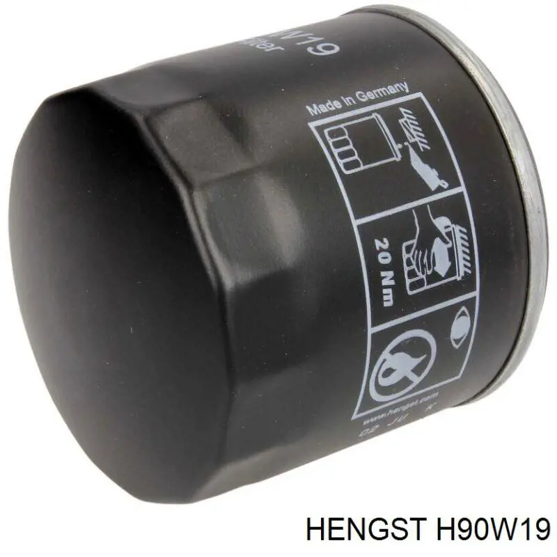 H90W19 Hengst filtro de aceite