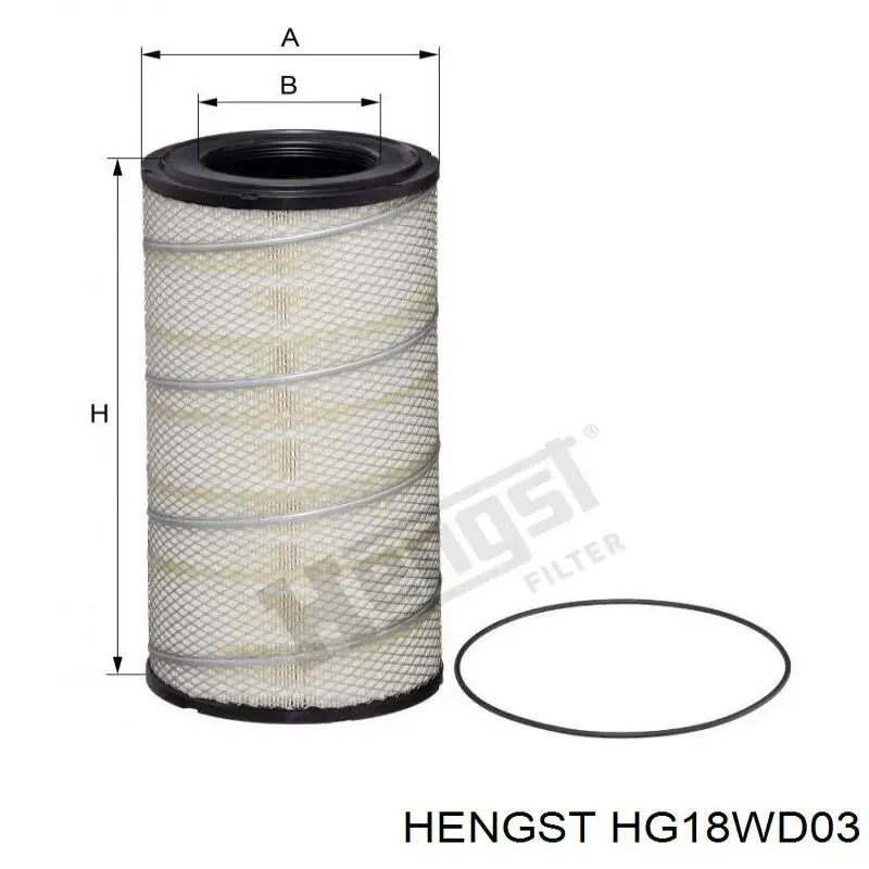 P550416 Donaldson filtro hidráulico