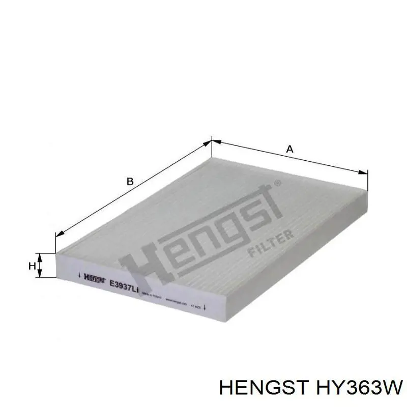 254353A1 Case Filtro del sistema hidráulico