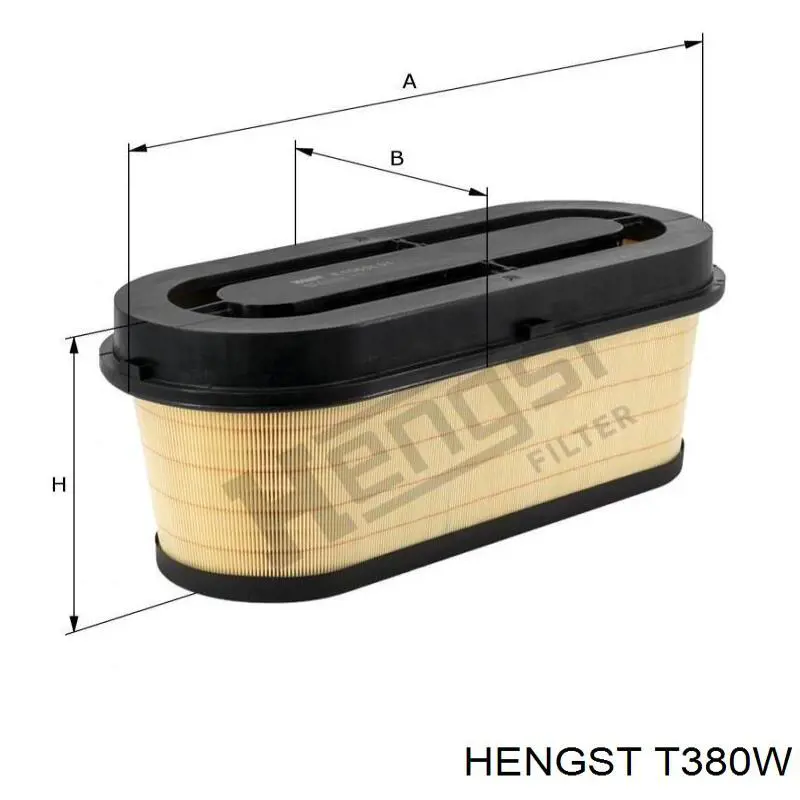 T380W Hengst filtro del secador de aire (separador de agua y aceite (CAMIÓN))