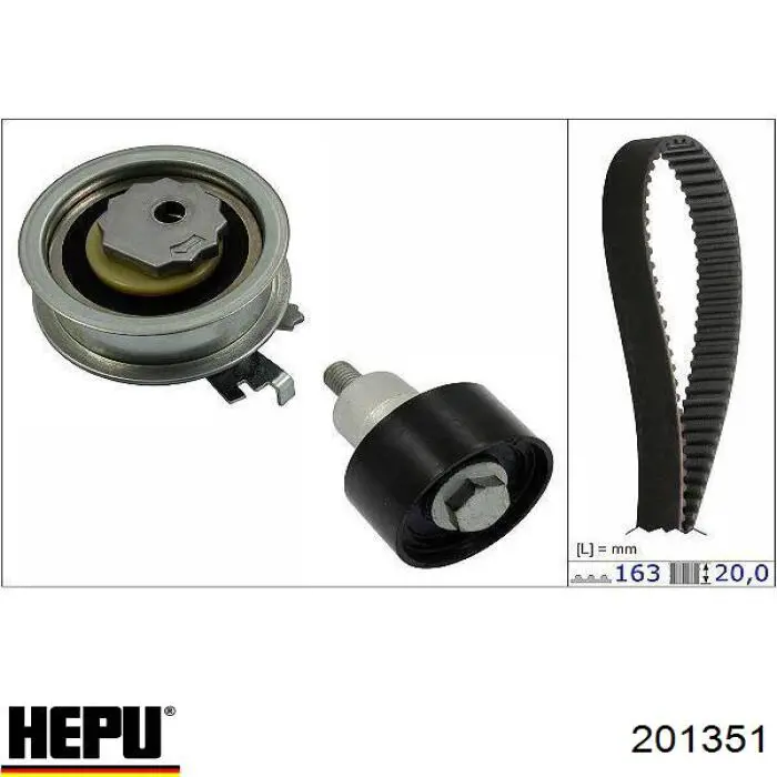 Comprar 201351 Hepu Kit de correa de distribución