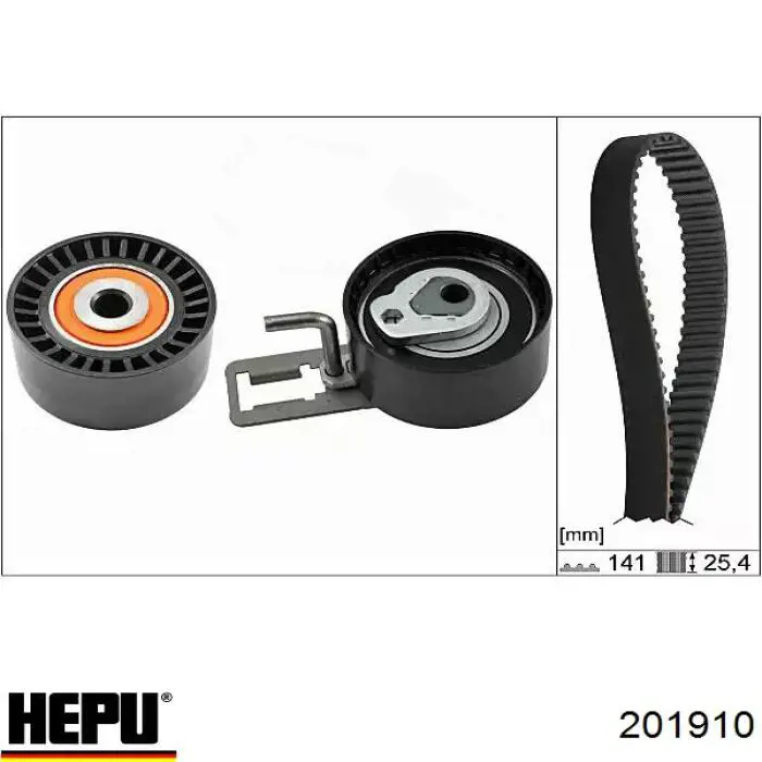 Juego de correas dentadas Hepu 201910 precio, desde 67,81 EUR