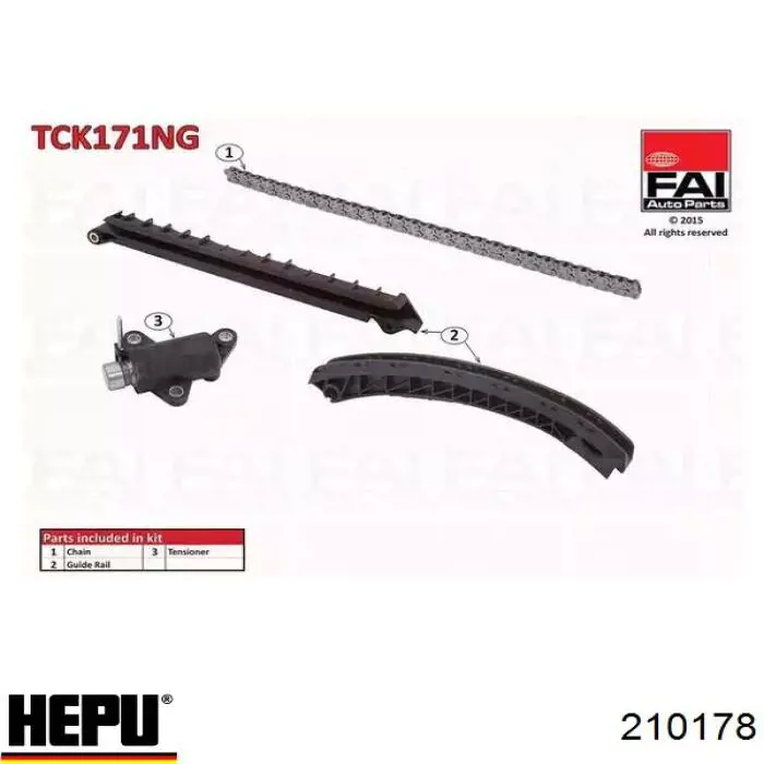 21-0178 Hepu kit de cadenas de distribución