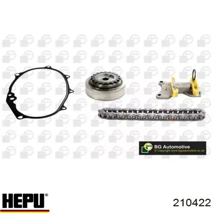Cadena de distribución superior, kit 210422 Hepu