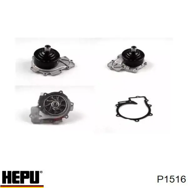 P1516 Hepu Bomba refrigerante coche